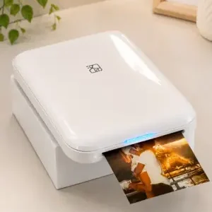 Compact Wireless Photo Printer with Portable Design