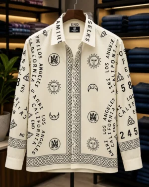 Men's Printed Casual Shirt | Contemporary Streetwear Collection